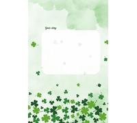My journal: Shamrock-We're all a little Irish today.