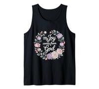 My Joy Comes from God Faith Christian Believer |- Tank Top
