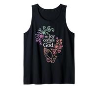 My Joy Comes from God Faith Christian Believer - Tank Top