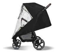 My Junior® PLIA² Rain Cover for Buggy My Junior® PLIA² & My Junior® PLIA² AIR, Black, with Viewing & Access Window, Ventilation Holes, Quick Attachment