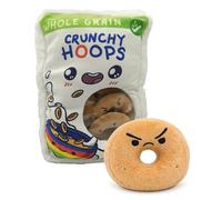 My Kawaii Plush - Cereal Plushies - Soft and Cuddly Scented Decorative Toys for Kids and Adults - Cute and Collectible Plush Toy Pillow with 8 cereal inspired plushy toys inside (Crunchy Hoops)