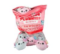 My Kawaii - Pudding Plushies - Strawberry Scented - Axolotl Design - 6 Soft and Cuddly Decorative Toys for Kids and Adults - Cute and Collectible Plush Toy Pillow