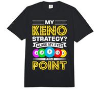 My Keno Strategy Close My Eyes and Point Comfort Colors Adult Heavyweight T-Shirt