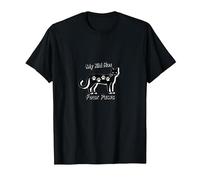 My Kid Has Four Paws - Cat Lover Parent Gift T-Shirt, Men, Black, 5XL