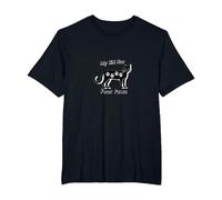 My Kid Has Four Paws - Cat Lover Parent Gift T-Shirt, Men's Big and Tall, Black, 4X Tall