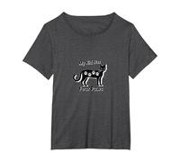 My Kid Has Four Paws - Cat Lover Parent Gift T-Shirt, Women's Plus, Dark Heather Grey, 6X