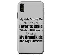 My Kids Accuse Me Of Having A Favorite Child Funny Grandma Case for iPhone XS Max