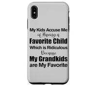 My Kids Accuse Me Of Having A Favorite Child Funny Grandma Case for iPhone XS Max