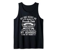 My Kids Accuse Me Of Having A Favorite Child Grandma Nana Tank Top