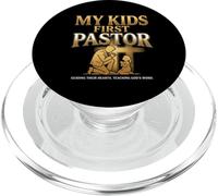 My Kids First Pastor Man Of God Papa Faith Cross PopSockets PopGrip for MagSafe