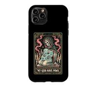 My Kids Have Paws Skeleton Pet Lover Tarot Card Case for iPhone 11 Pro