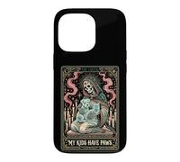 My Kids Have Paws Skeleton Pet Lover Tarot Card Case for iPhone 13 Pro