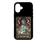 My Kids Have Paws Skeleton Pet Lover Tarot Card Case for iPhone 16