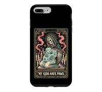 My Kids Have Paws Skeleton Pet Lover Tarot Card Case for iPhone 7 Plus/8 Plus