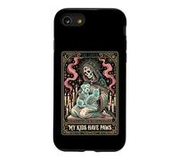 My Kids Have Paws Skeleton Pet Lover Tarot Card Case for iPhone SE (2020) / 7/8