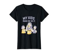 My Kids Made Me Do It Motherhood Humor Graphic T-Shirt