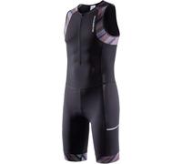 MY KILOMETRE Men’s Triathlon Tri Suit with 2 Big Side Pockets Triathlon Racing Suit with Front Zip