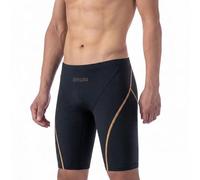MY KILOMETRE Men's Swim Jammer Hydrophobic Woven Fabric Compression Swimwear Chlorine Resistant for Training Racing