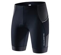 MY KILOMETRE Men's Triathlon Shorts - Professional Cycling Tri Shorts with Drawstring, Breathable & Quick-Drying 2 Side Pockets for Long-Distance Races