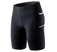 MY KILOMETRE Triathlon Shorts Women 8”Inseam Tri Shorts with Side Pockets UPF 50+Fabric,Plus Size