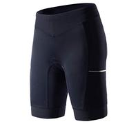 MY KILOMETRE Womens Triathlon Shorts 8” Inseam Tri Shorts with Side Pockets Adjustable Drawstring