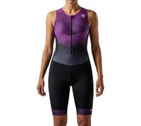 MY KILOMETRE Women's Triathlon Suit One-Piece Sleeveless Tri Suit with Built-in Bra Padded Quick-Dry Slimming Purple