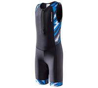 MY KILOMETRE Youth Core Triathlon Race Suit Boy Spring Competition Training Suits, Blue, X-Large