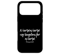 MY KINGDOM FOR A HORSE RICHARD THIRD SHAKESPEARE PLAY QUOTE Case for iPhone 17 Pro Max