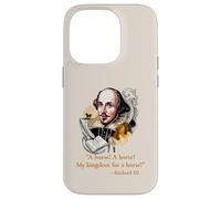 MY KINGDOM FOR A HORSE Shakespeare Quote Case for iPhone 14 Pro