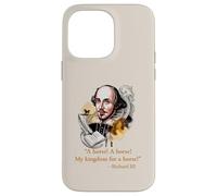 MY KINGDOM FOR A HORSE Shakespeare Quote Case for iPhone 14 Pro Max