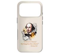 MY KINGDOM FOR A HORSE Shakespeare Quote Case for iPhone 17 Pro