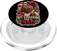 My Kingdom For A Nap Funny Richard The Third Quotation Play PopSockets PopGrip for MagSafe