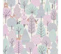 My Kingdom Wild Wood Pink & Teal Muriva M51603