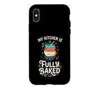 My Kitchen Is Fully Baked Funny Baking Pun Case for iPhone X/XS