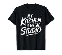 My Kitchen is My Studio Food Influencer Chef Cook Vlogger T-Shirt