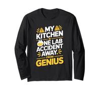 My Kitchen Is One Lab Accident Away From Genius Long Sleeve T-Shirt