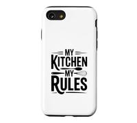 My Kitchen My Rules Funny Cooking Chef Quote Case for iPhone SE (2020) / 7/8