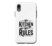 My Kitchen My Rules Funny Cooking Chef Quote Case for iPhone XR