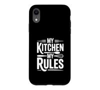 My Kitchen My Rules Funny Cooking Chef Quote Case for iPhone XR