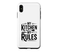 My Kitchen My Rules Funny Cooking Chef Quote Case for iPhone XS Max