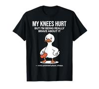 My Knees Hurt But I’M Being Really Brave About It Pickleball T-Shirt