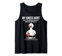 My Knees Hurt But I’M Being Really Brave About It Pickleball Tank Top