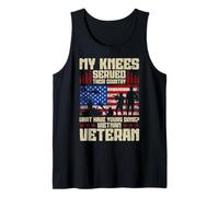 My Knees Served Their Country Grandpa Vietnam Veteran Tank Top