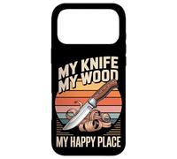 My Knife My Wood My Happy Place Carpenter Woodworking Case for iPhone 17 Pro Max