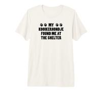 My Kooikerhondje Found Me At The Shelter Premium T-Shirt