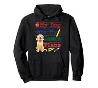My Labrador Dog Ate My Lesson Plans Funny Dad Mom Teacher Pullover Hoodie