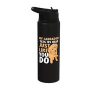 My Labrador Tilts Its Head Just Like You Do - Labrador Stainless Steel Insulated Water Bottle