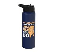 My Labrador Tilts Its Head Just Like You Do - Labrador Stainless Steel Insulated Water Bottle