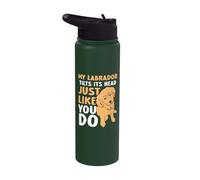 My Labrador Tilts Its Head Just Like You Do - Labrador Stainless Steel Insulated Water Bottle