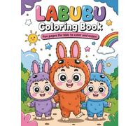 My Labubue Coloring Book: JUMBO Fun and Easy Coloring Pages For Kids ages 4-8